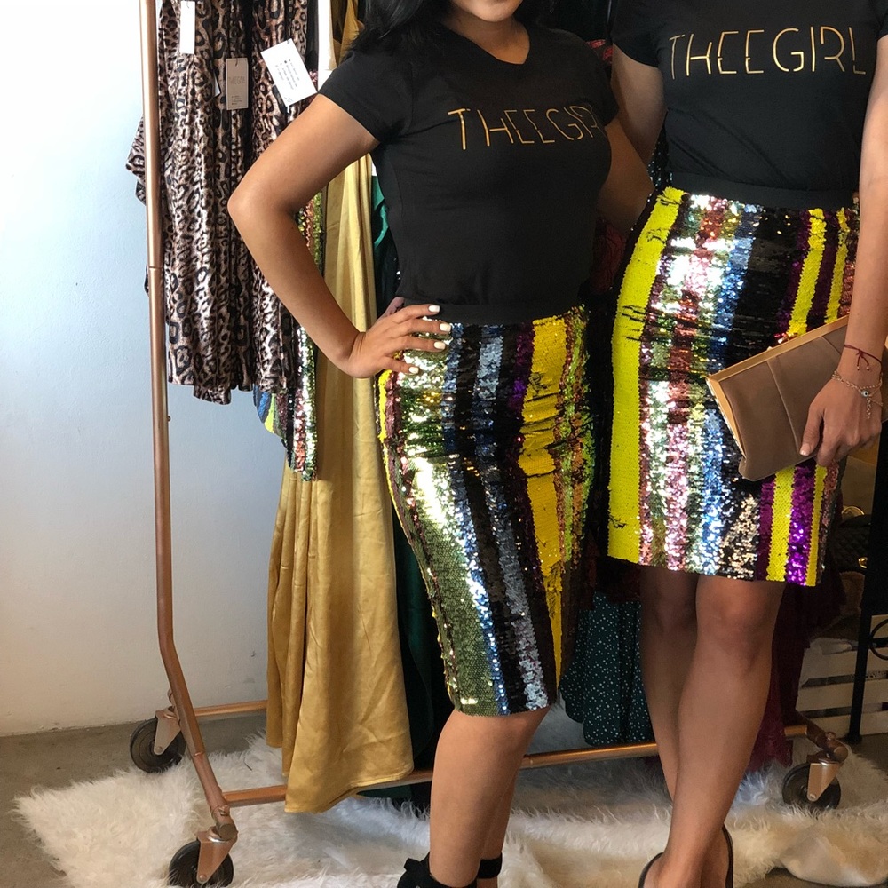 Sequin Skirt